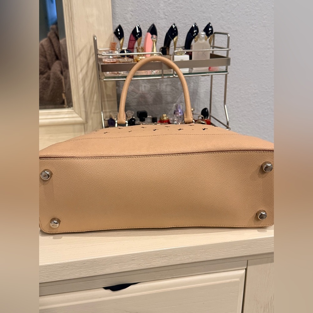 COACH SIERRA SATCHEL IN PERFORATED CROSSGRAIN LEATHER - Picture 6 of 11